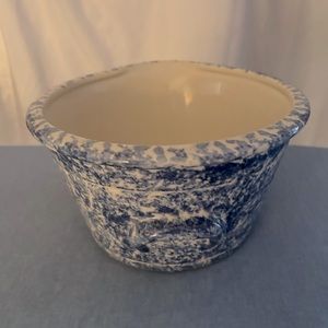 9” Spongeware Country Collection (Ohio) serving/mixing bowl.